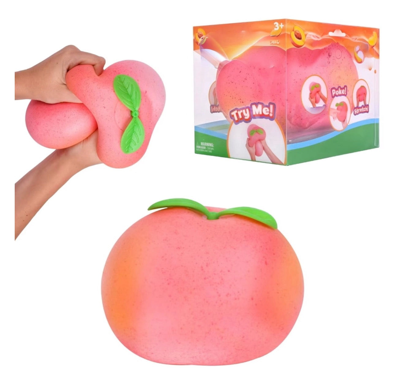 Jumbo peach squishy